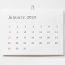 葛西薫　2023 カレンダー / 罫線なし