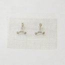 ҡpierced earrings WHITE 01