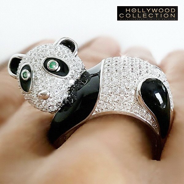 Panda Cocktail Ring Hollywood Jewelry