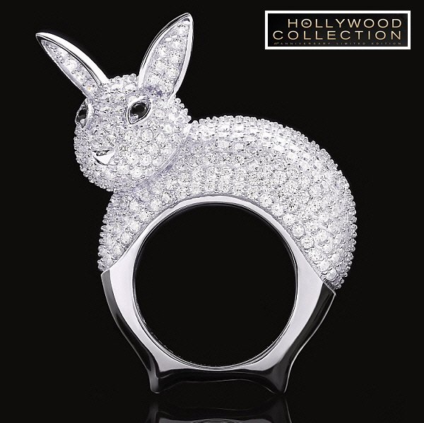 Bunny Cocktail Ring Hollywood Jewelry