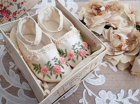 リボンワーク レースカラー - 薔薇と天使のアンティーク