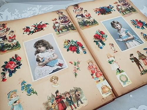 ヴィクトリアン クロモスアルバム - 薔薇と天使のアンティーク