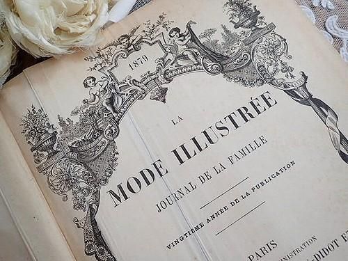 LA MODE ILLUSTREE ファッションプレートブック - 薔薇と天使の