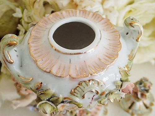 ★ 天使の陶器　ポプリ容器/キャンドル容器 　 　　　　美品 ★ ☆ 天使の陶器 ポプリ容器/キャンドル容器 2点 美品 ☆