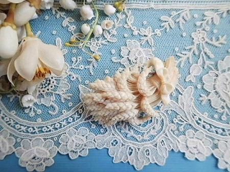 希少　アンティーク　アイボリー彫刻ブローチk 3cece440995d2a03d9fba5a378d95f