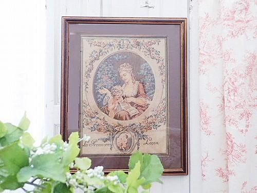 フレンチタペスリー額 幸福な時間 アンティークショップ Eglantyne エグランティーヌ フレンチタペスリー額 幸福な時間 アンティークショップ Eglantyne エグランティーヌ