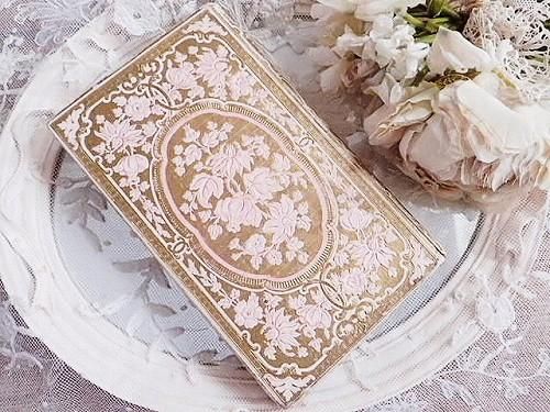 金彩ピンク ロマンティックブック - 薔薇と天使のアンティーク