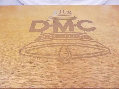 DMC 木製スプールキャビネット - 薔薇と天使のアンティーク