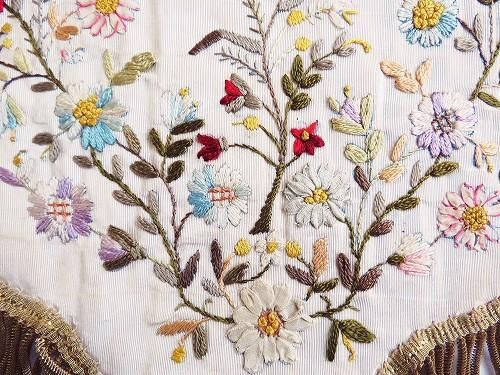 50cm単位】 刺繍レース お花の 舞踏会 サイズ約21.5cm