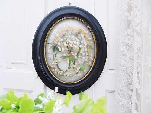 マリアージュ グローブ・ド・マリエのガラスフレーム - 薔薇と