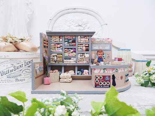 アンティークミニチュア手芸屋さん ミニチュアドールショップの手芸屋さん - 薔薇と天使のアンティーク