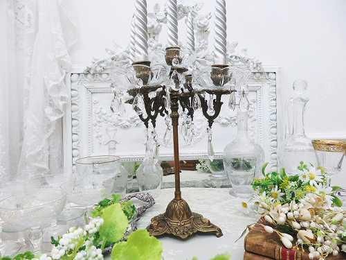 アンティーク5灯キャンドルスタンド