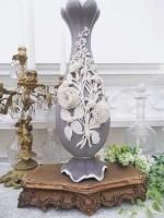 ♦銀製 ガラス 薔薇文様 透かし彫り 被せ 香水瓶 アールヌーボー様式 骨董品 アンティーク全商品 | アンティークショップ エグランティーヌ