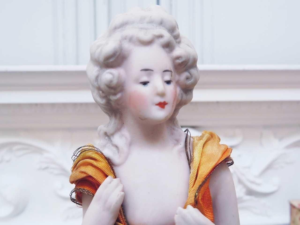 ハーフドール　フランスアンティーク 貴婦人ハーフドール（ワケあり） - 薔薇と天使のアンティーク