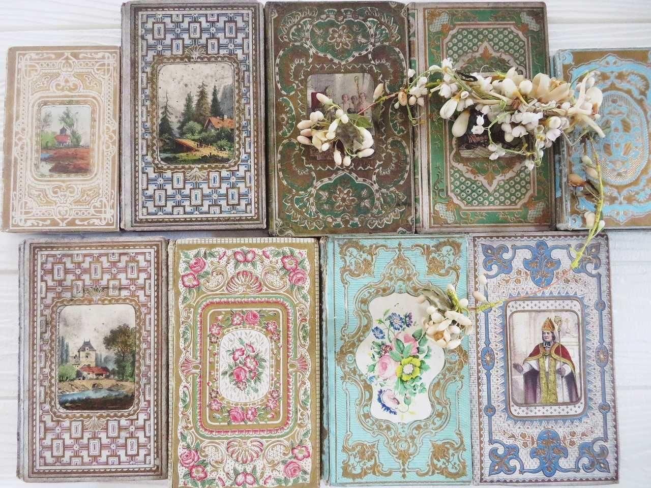 金彩花絵 ロマンティックブック（A） - 薔薇と天使のアンティーク