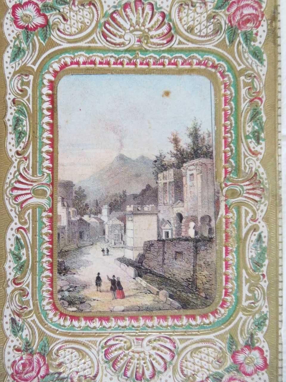 金彩花絵 ロマンティックブック（A） - 薔薇と天使のアンティーク