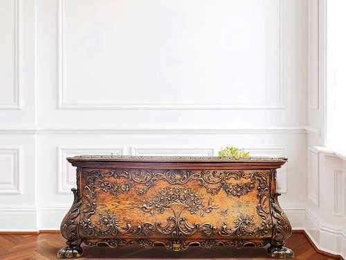 逸品 ボワズリー コフル・ド・マリアージュ - 薔薇と天使のアンティーク