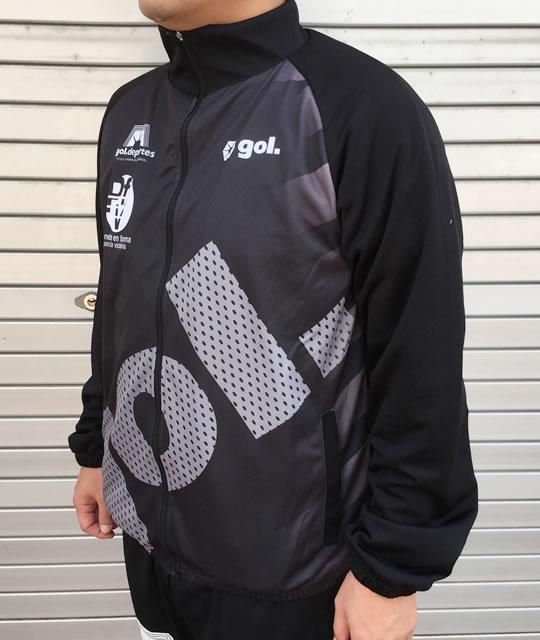 Gol ゴル 裏地付きトレーニングジャージトップ Blk サッカー フットサル専門店 リベロ Gol ゴル 裏地付きトレーニングジャージトップ Blk サッカー フットサル専門店 リベロ
