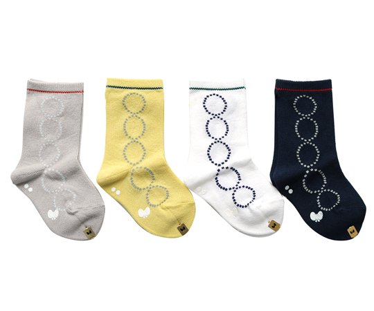 mina perhonen（ミナ ペルホネン）／Baby tambourine socks- 子供服の