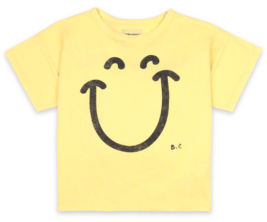 Bobo Choses ボボ ショーズ Big Smile Short Sleeve T Shirt