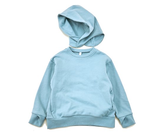 MOUN TEN.(マウン テン）／ seperate hoodie - horizon blue 子供服の通販サイト　doudou jouons
