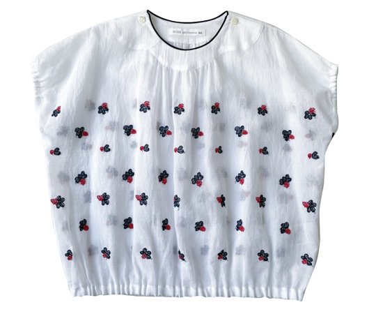 LAST ONE／mina perhonen（ミナ ペルホネン）／light berry tops／white - 子供服の通販サイト　doudou  jouons