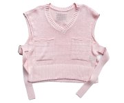 <img class='new_mark_img1' src='https://img.shop-pro.jp/img/new/icons7.gif' style='border:none;display:inline;margin:0px;padding:0px;width:auto;' />GRIS（グリ）／Knit Poncho Vest-Candy Pink
