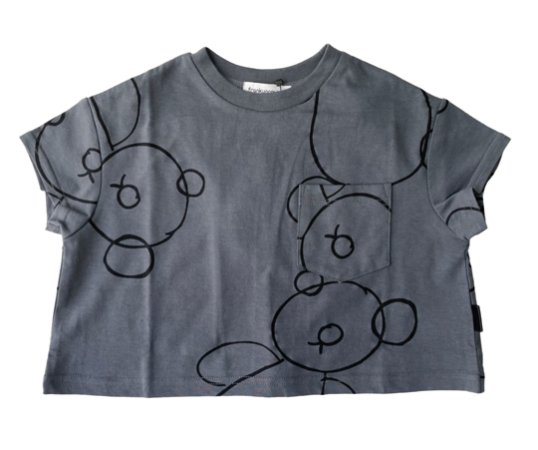 【30%off】frankygrow(フランキーグロウ)／BEAR POCKET TEE - BLACK - 子供服の通販サイト　doudou  jouons