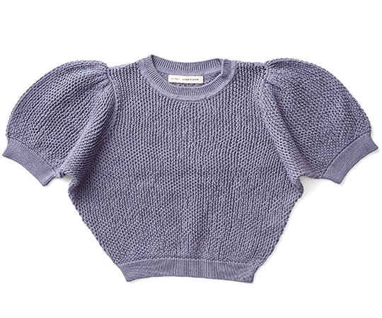 Soor Ploom（ソーアプルーム）／Mimi Knit Top - Bluet - 子供服の通販