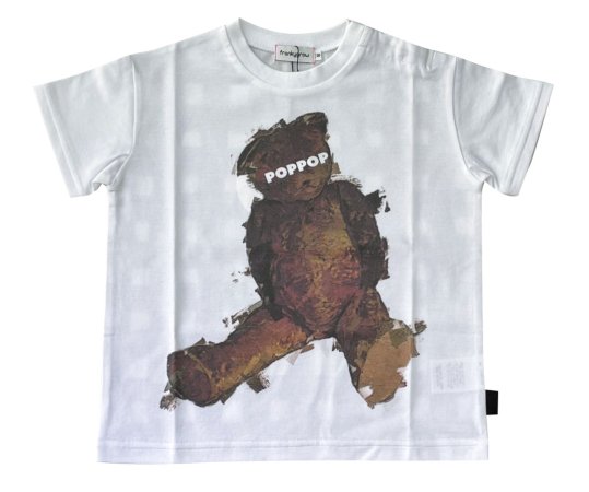 【40%off】frankygrow(フランキーグロウ)／POP BEAR DOCKING TEE - WHITE - 子供服の通販サイト　 doudou jouons