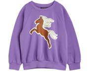 <img class='new_mark_img1' src='https://img.shop-pro.jp/img/new/icons7.gif' style='border:none;display:inline;margin:0px;padding:0px;width:auto;' />mini rodini（ミニロディーニ）／Horses SP Sweatshirt - purple