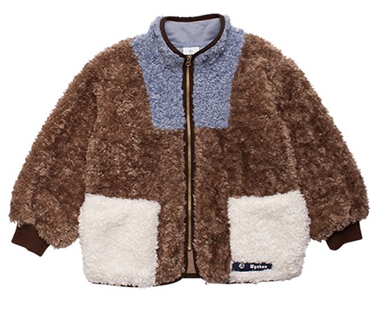LAST ONE【40%off】wynken（ウィンケン）／ Summit Fleece Jacket - BITTER CHOCO MIX -  子供服の通販サイト　doudou jouons