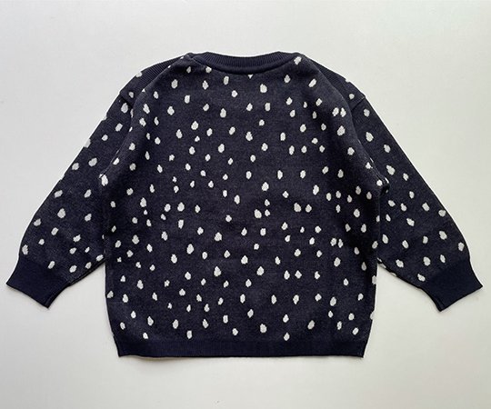 mina perhonen（ミナ ペルホネン）／pollot tops-navy - 子供服の