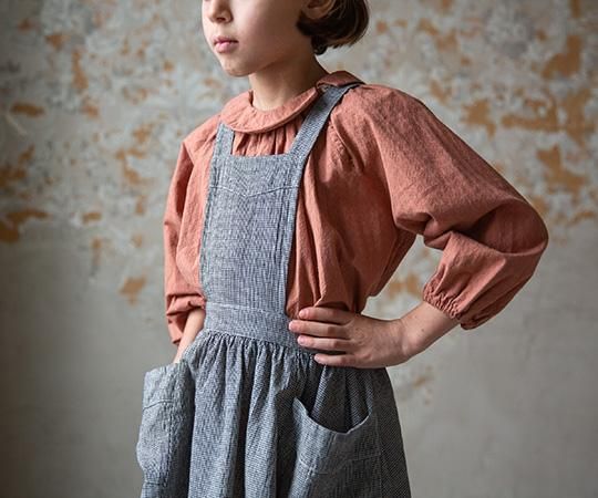 soor ploom Harriet Pinafore 4-5 chambrayキッズ/ベビー/マタニティ