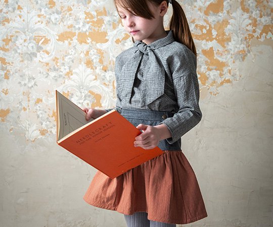 Soor Ploom（ソーアプルーム）／Ivy Blouse - Mini Houndstooth - 子供