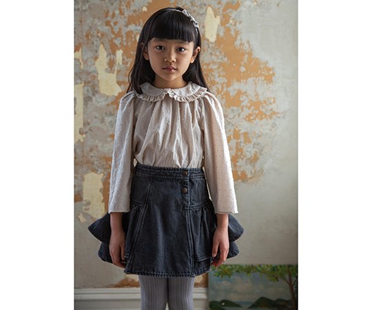 Soor Ploom（ソーアプルーム）／Astrid Blouse - Swiss Dot, Milk