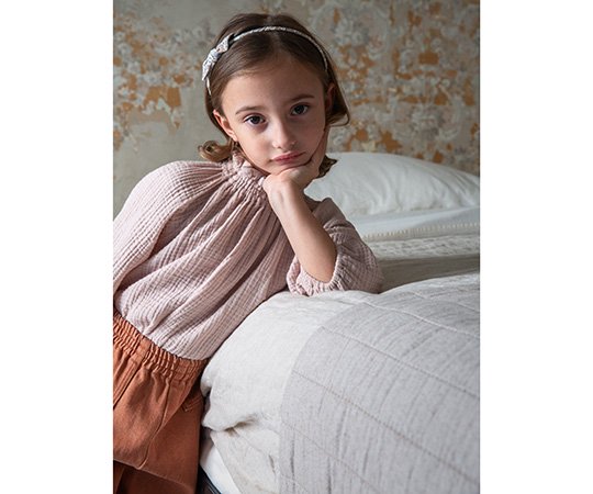 Soor Ploom（ソーアプルーム）／Imelda Blouse - Cloud - 子供服の通販