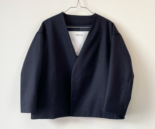 MOUN TEN.(マウン テン）／washable wool jacket - navy