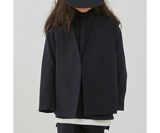 MOUN TEN.(マウン テン）／washable wool jacket - navy