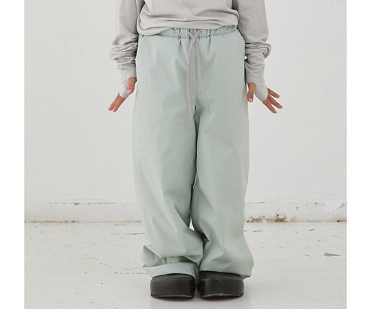 MOUN TEN.(マウン テン）／plain puff pants - mint