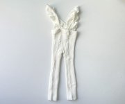 condor（コンドル）／Warm cotton leggings with flounced suspenders - ナタ(202)