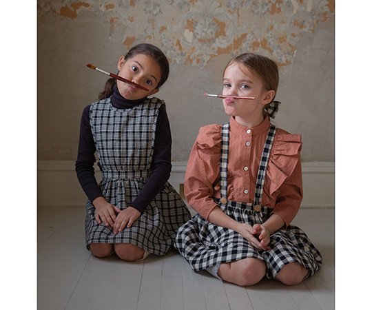 30%off】Soor Ploom（ソーアプルーム）／Tippi Pinafore - School