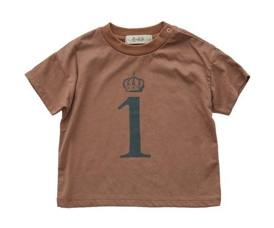 eLfinFolk（エルフィンフォルク）／Number Tee For Birthday - cocoa brown