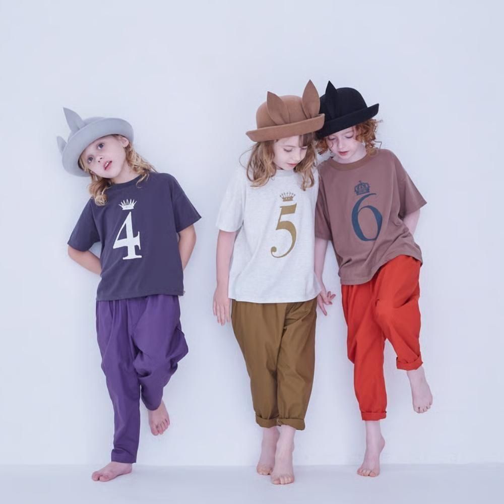 海外子供服 elfinfolk エルフィン elfin エルフィンフォルク eLfinFolk（エルフィンフォルク）／Number Tee For Birthday - top