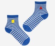 <img class='new_mark_img1' src='https://img.shop-pro.jp/img/new/icons7.gif' style='border:none;display:inline;margin:0px;padding:0px;width:auto;' />BOBO CHOSES（ボボ・ショーズ）／Blue Stripes short socks