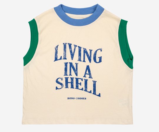 BOBO CHOSES（ボボ・ショーズ）／Living In A Shell tank top - 子供服