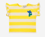 <img class='new_mark_img1' src='https://img.shop-pro.jp/img/new/icons20.gif' style='border:none;display:inline;margin:0px;padding:0px;width:auto;' />40%offBOBO CHOSESʥܥܡ硼ˡBABY-Yellow Stripes ruffle T-shirt