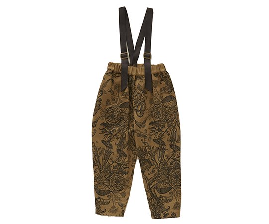 40%off】eLfinFolk（エルフィンフォルク）／Flora twill suspenders