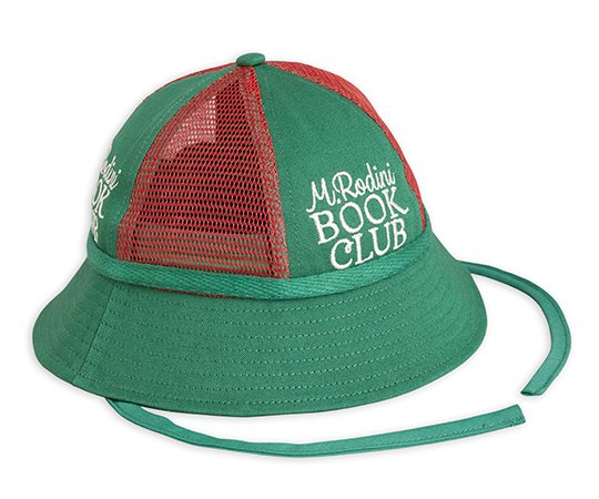 LAST ONE【40%off】mini rodini（ミニロディーニ）／BOOK CLUB MESH HAT - GREEN - 子供服の通販サイト　 doudou jouons