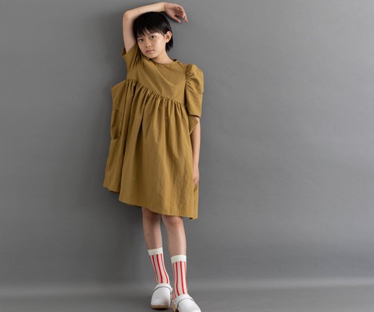 LAST ONE【30%off】folk made(フォルクメイド）／fairy taffeta dress